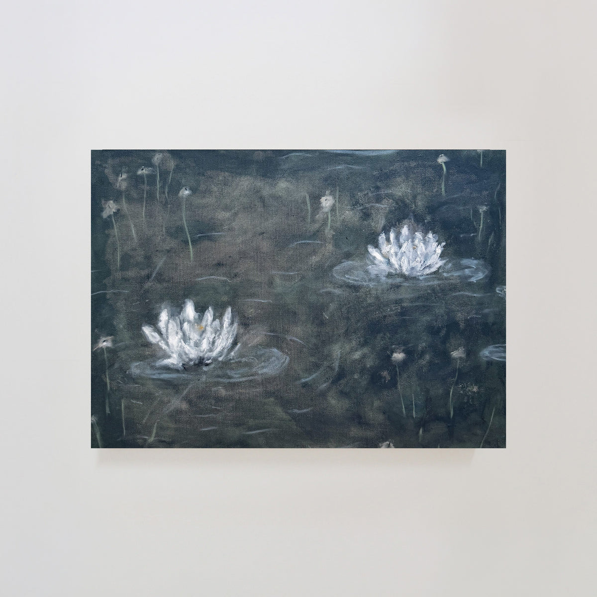 Mystery Blooms - 24" x 18" Painting on Canvas